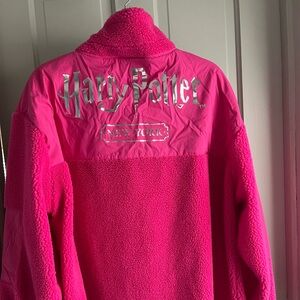 Harry Potter New York Colourpop Magenta Sherpa Sweater